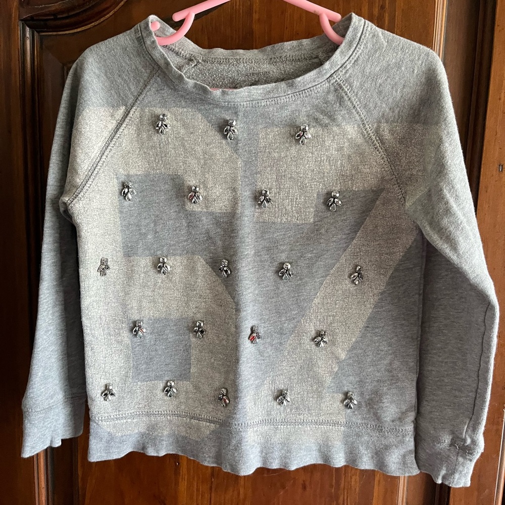 Crewcuts Gray Embellished Sweatshirt